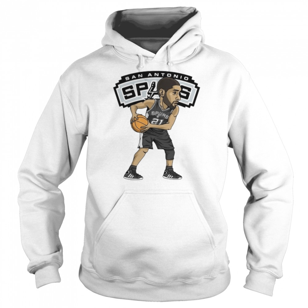 Tim Duncan 21 Art Chibi San Antonio Spurs shirt, hoodie, sweater, long  sleeve and tank top