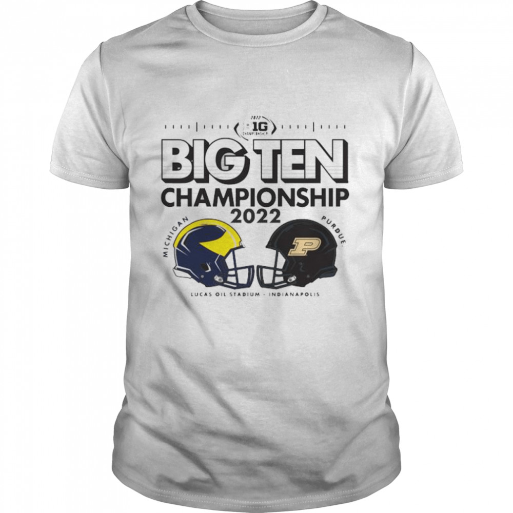 University of Michigan vs Purdue Football 2022 Big ten champions matchup shirt