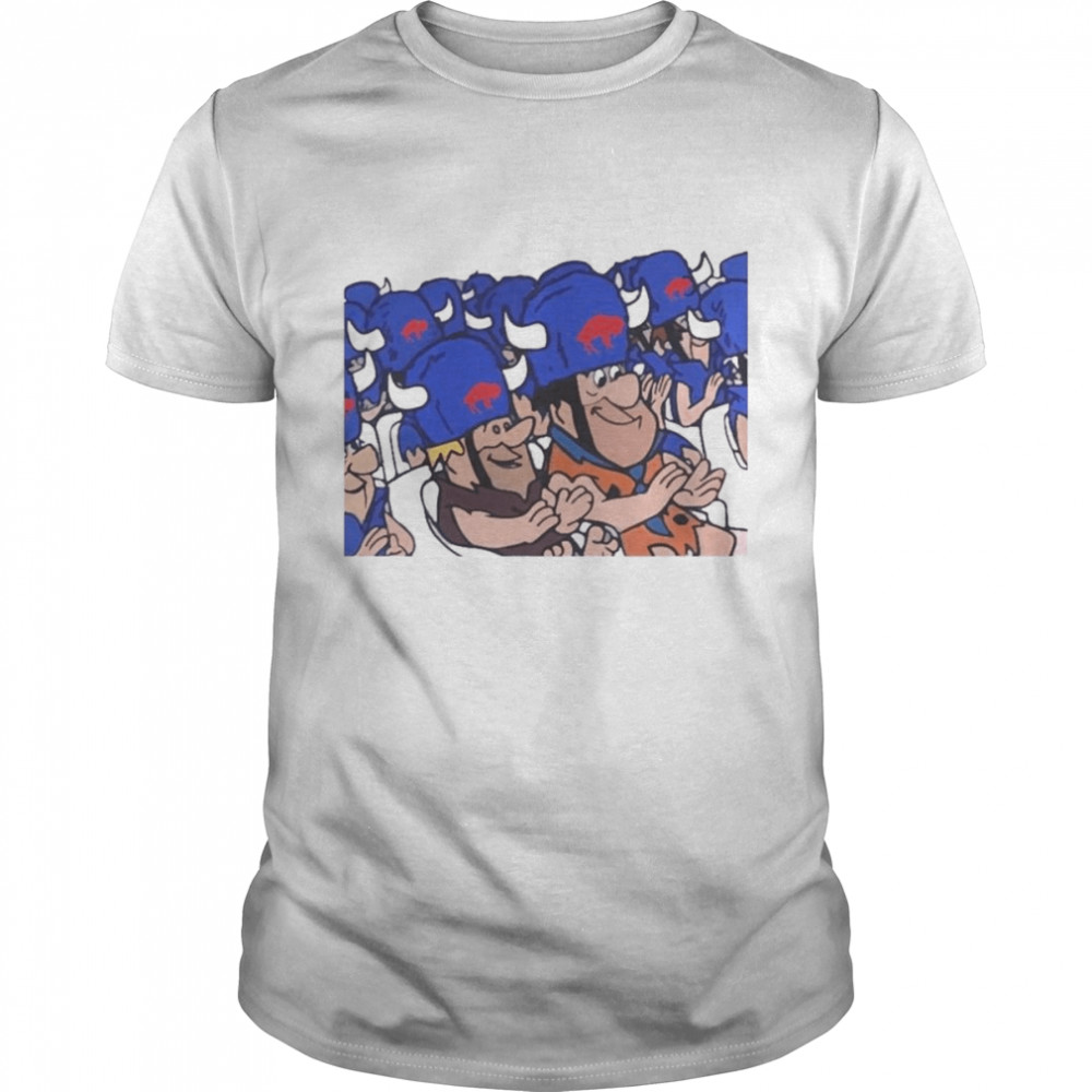 Buffalo Mafia Flintstones Fred Barney Water Buffalo Lodge Shirt