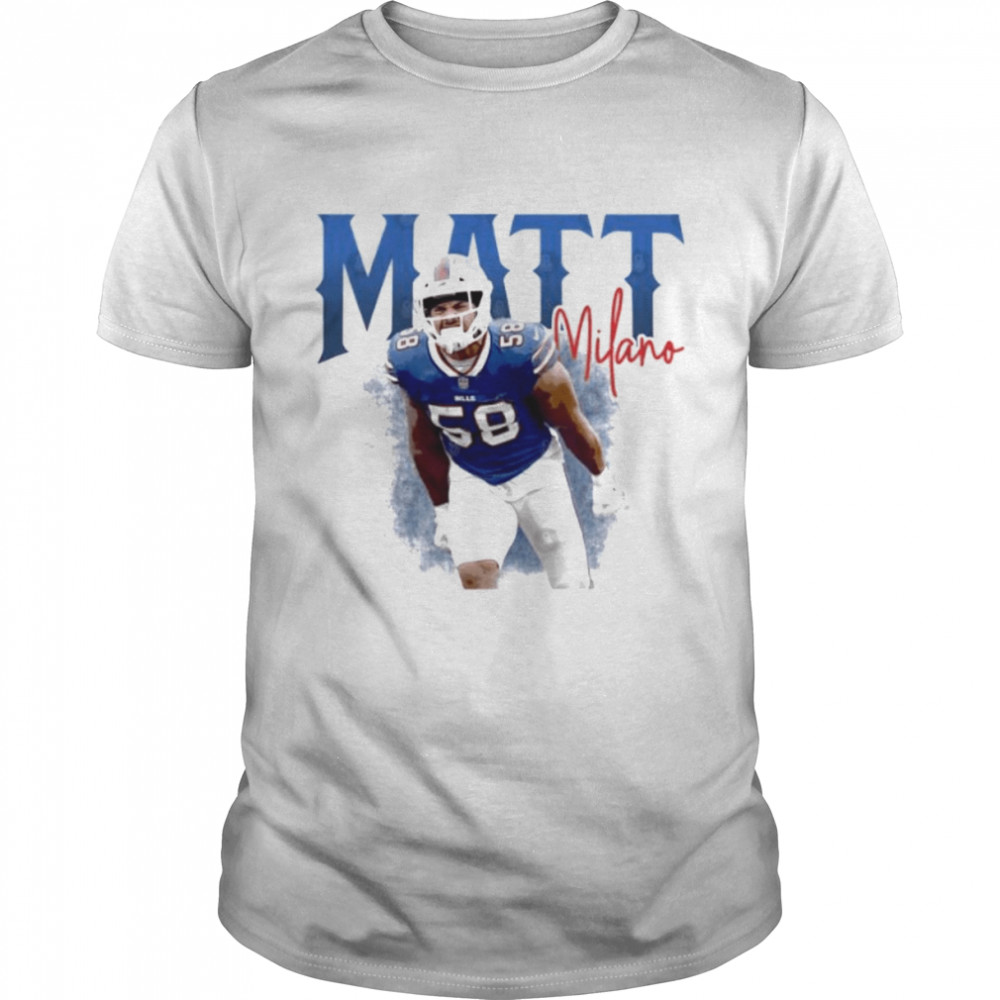 matt Milano 58 Buffalo Bills shirt