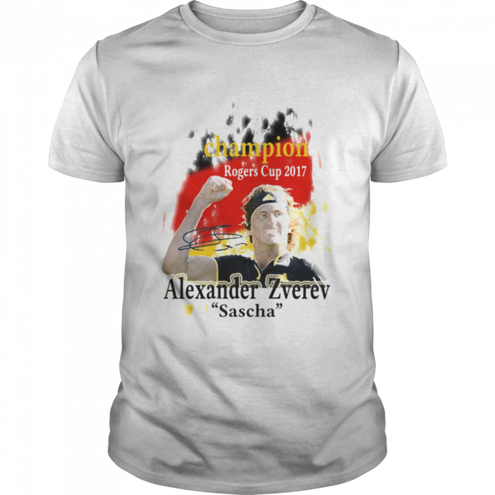 Sascha Zverev Champion Tennis Alexander Zverev shirt