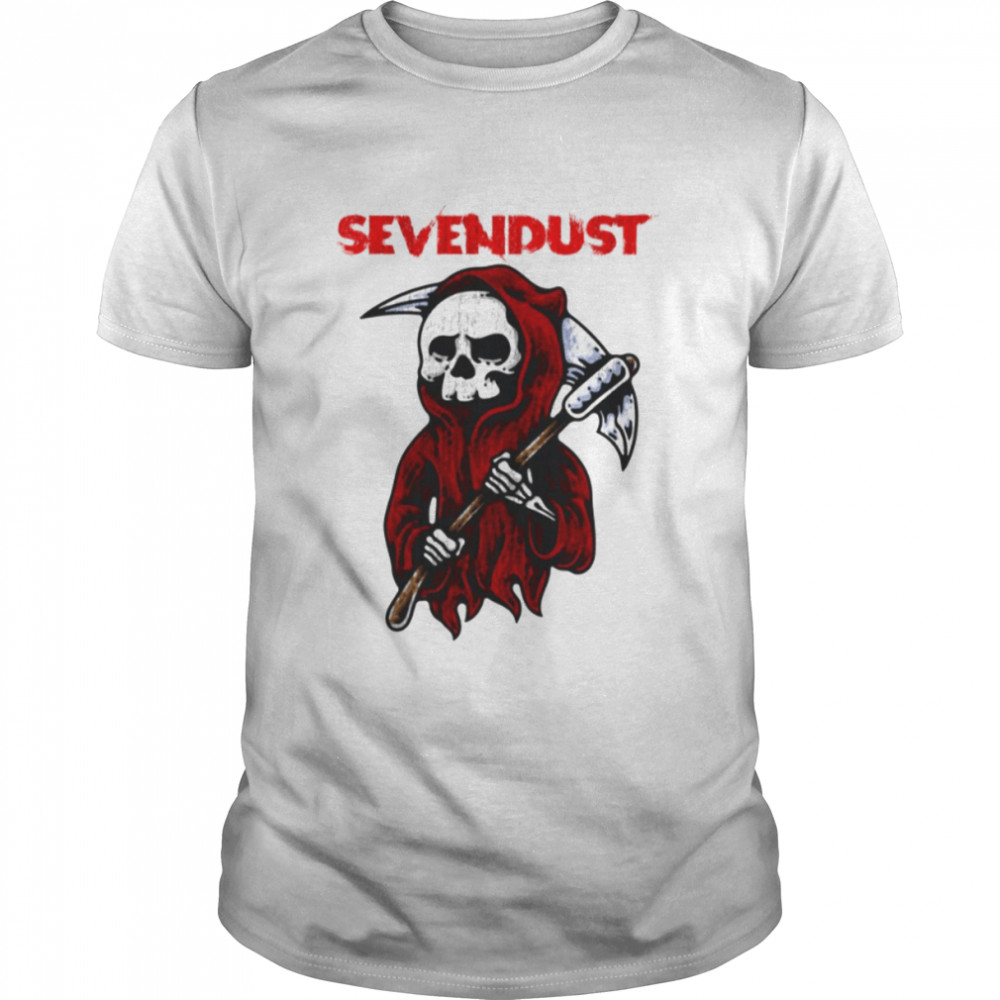 Sevendust Retro Grim Reaper shirt