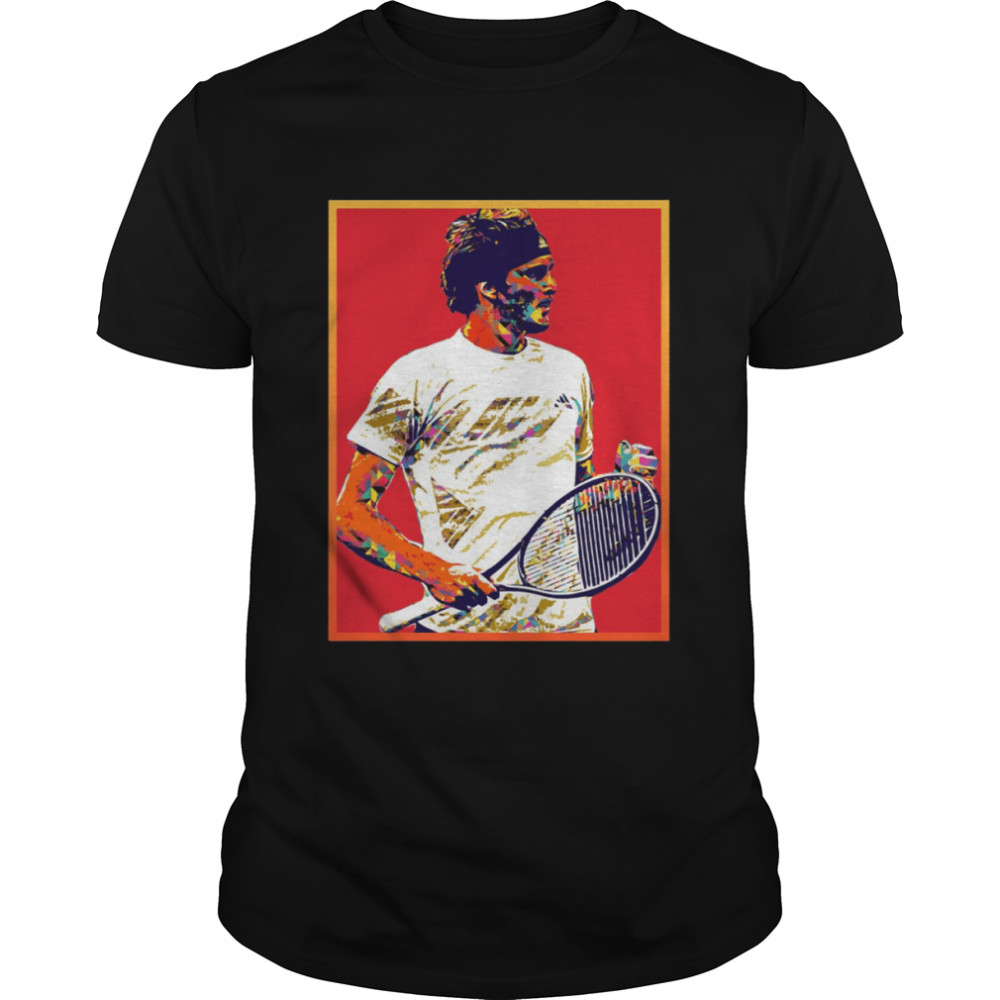 Tennis Alexander Zverev Red Graphic shirt