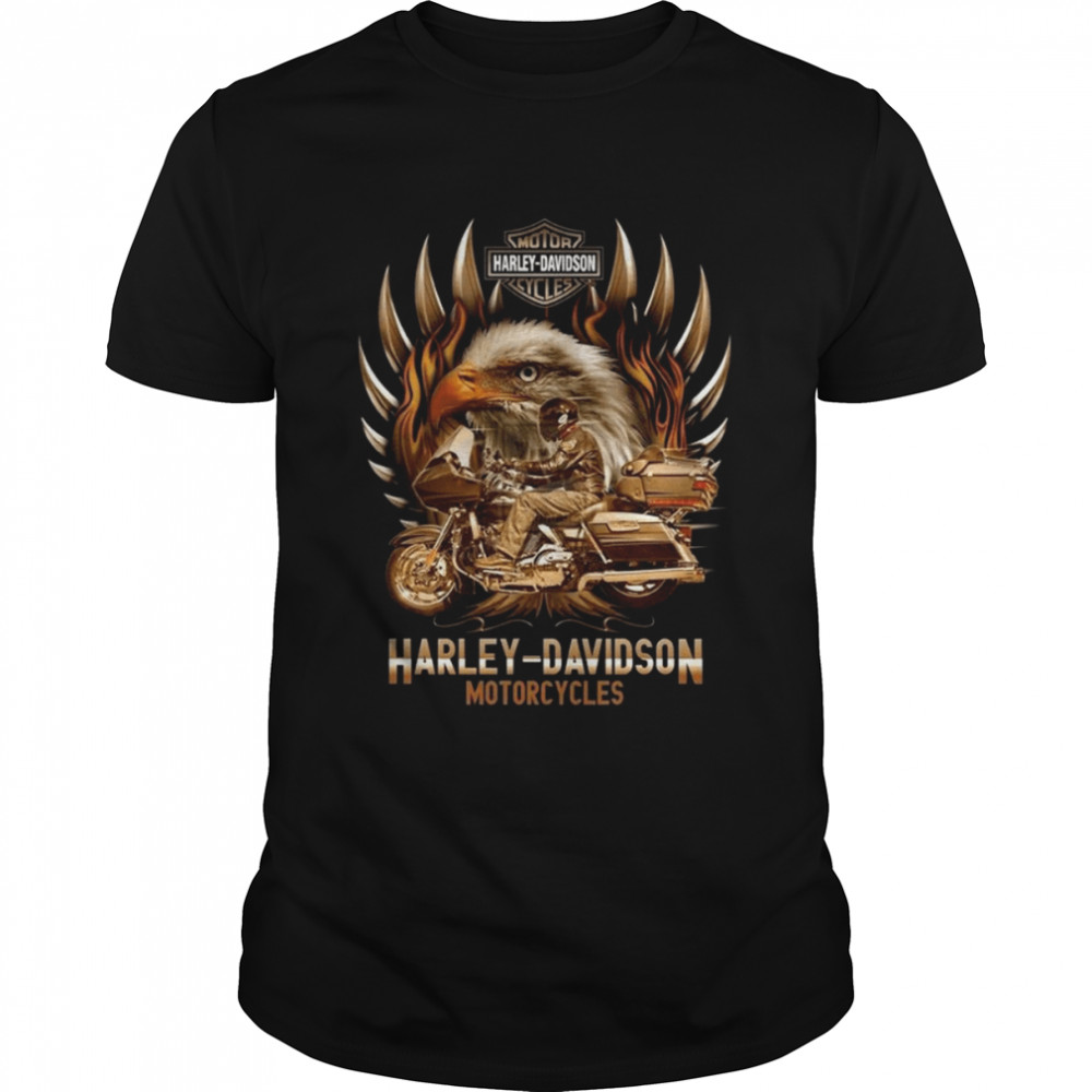 The Eagle Symbol Harley-Davidson Retro Motorcycles shirt