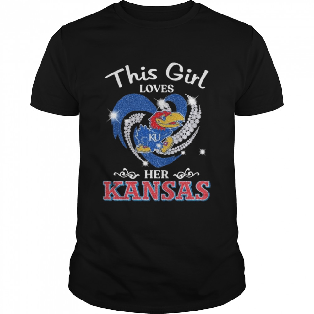 This is loves her Kansas Jayhawk logo 2022 shirt