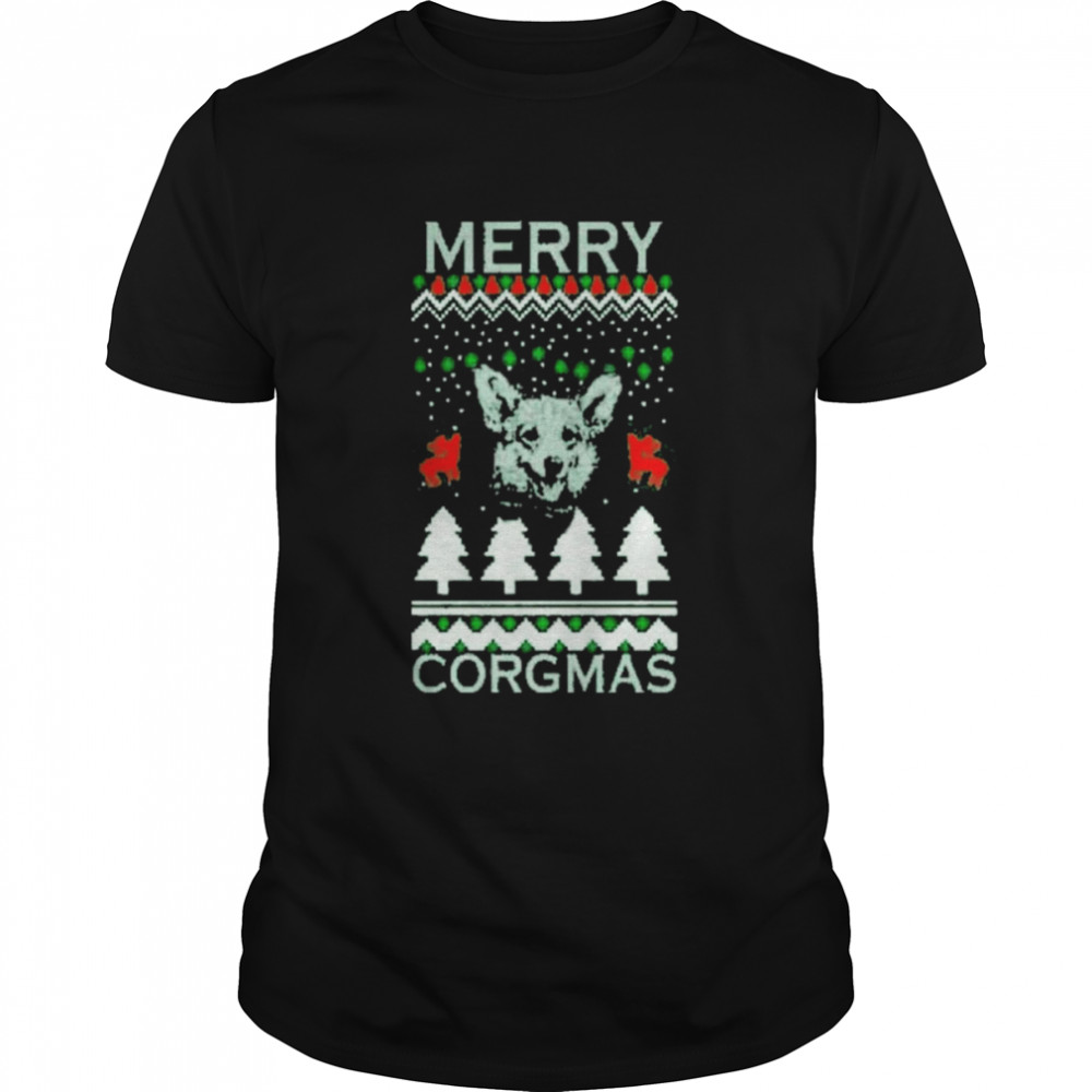 Corgi Merry Corgmas Merry Christmas Ugly Shirt