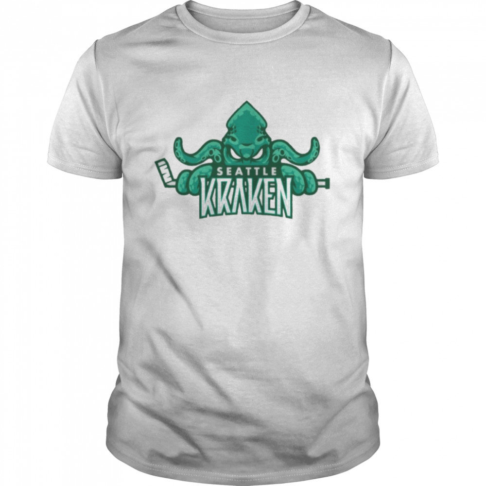 Alternate Kraken Logo Ice Hockey The Green Octopus shirt