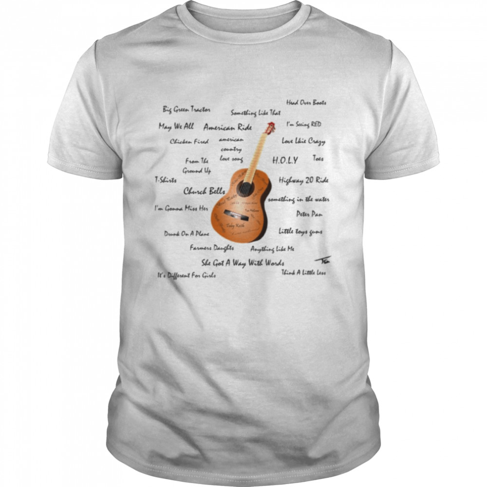 Country Songs Collection Toby Keith shirt