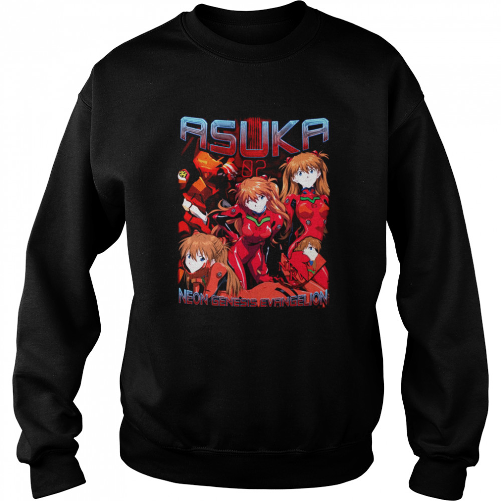 Neon Genesis Evangelion Asuka Langley Soryu Eva 01 Unit 01 Shirt Kingteeshop 9057
