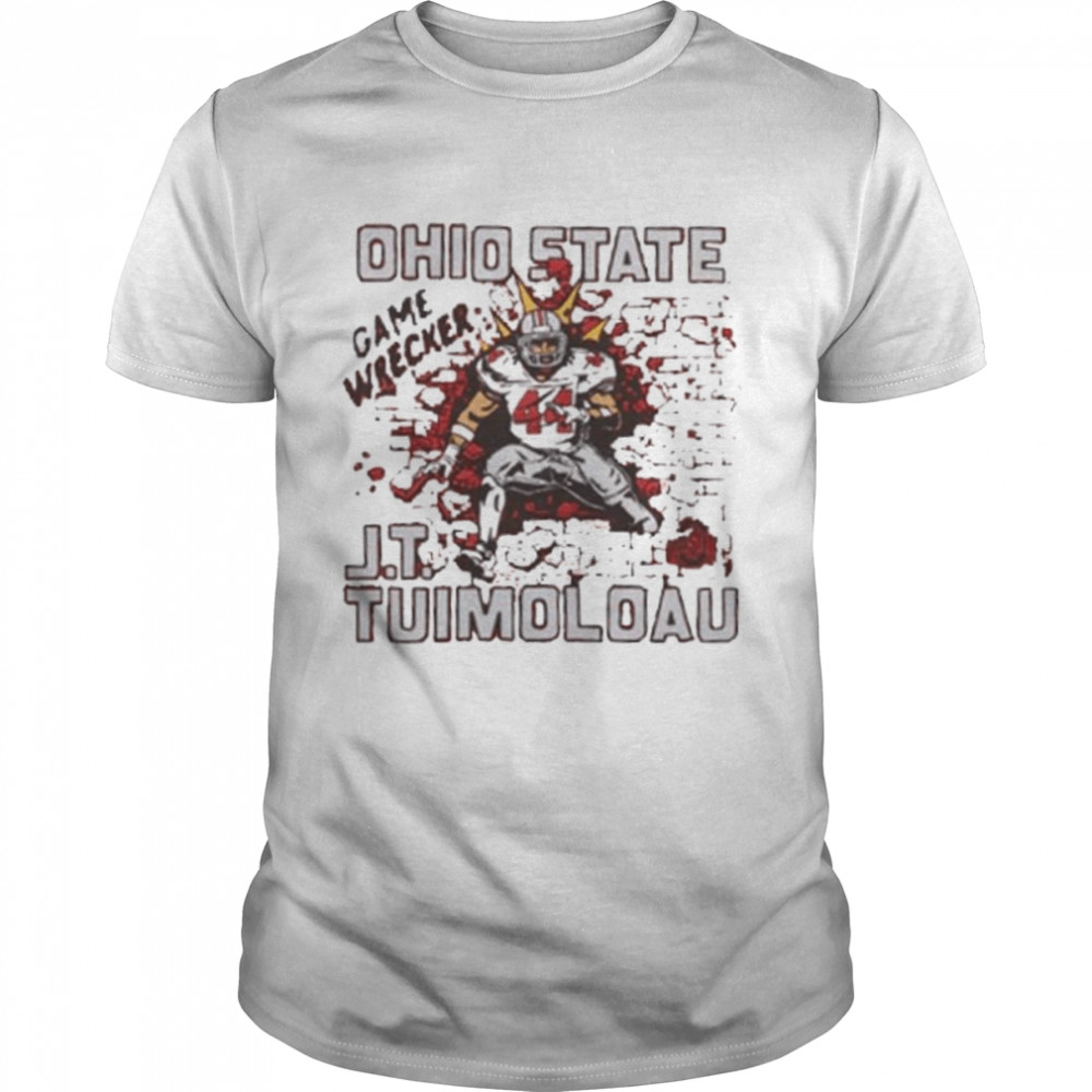 Ohio State J.T. Tuimoloau Game Wrecker Shirt