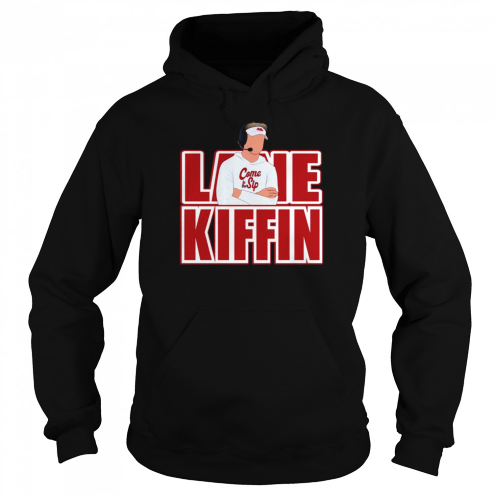 Lane Kiffin Sip Red Design The Coach shirt - Kingteeshop