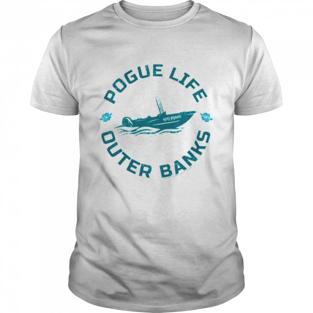 Logo Outer Banks Pogue Life Boat Silhouette shirt
