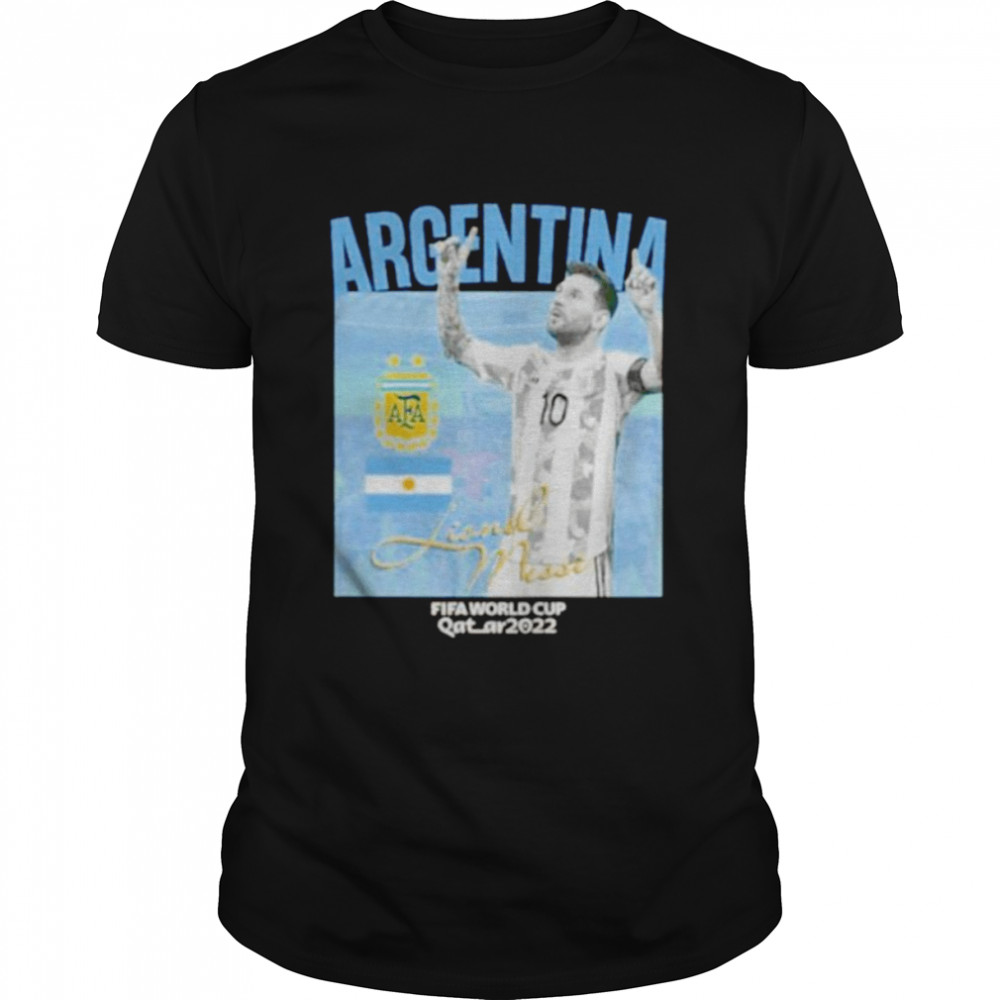 argentina FIFA World Cup Qatar 2022 Messi shirt