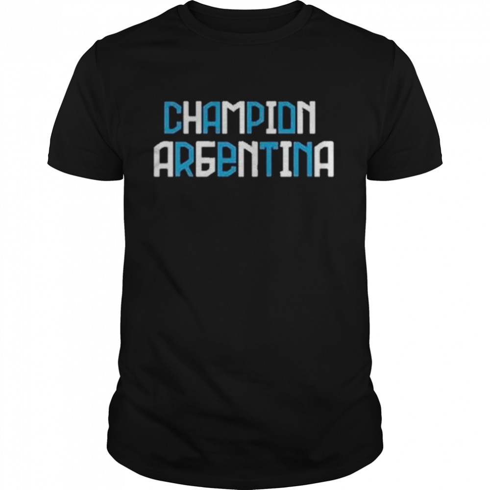 Champion Argentina Leo Messi World Cup 2022 T-Shirt