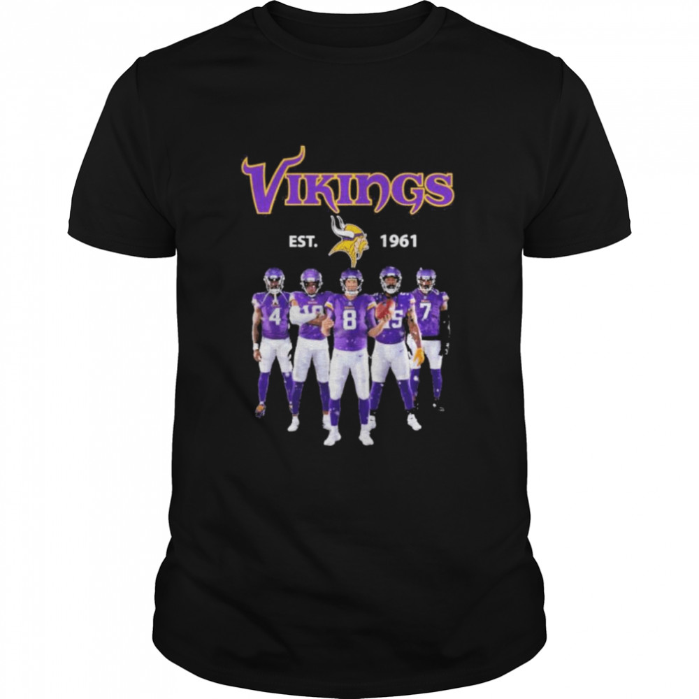 Minnesota Vikings Est 1961 champions 2022 shirt