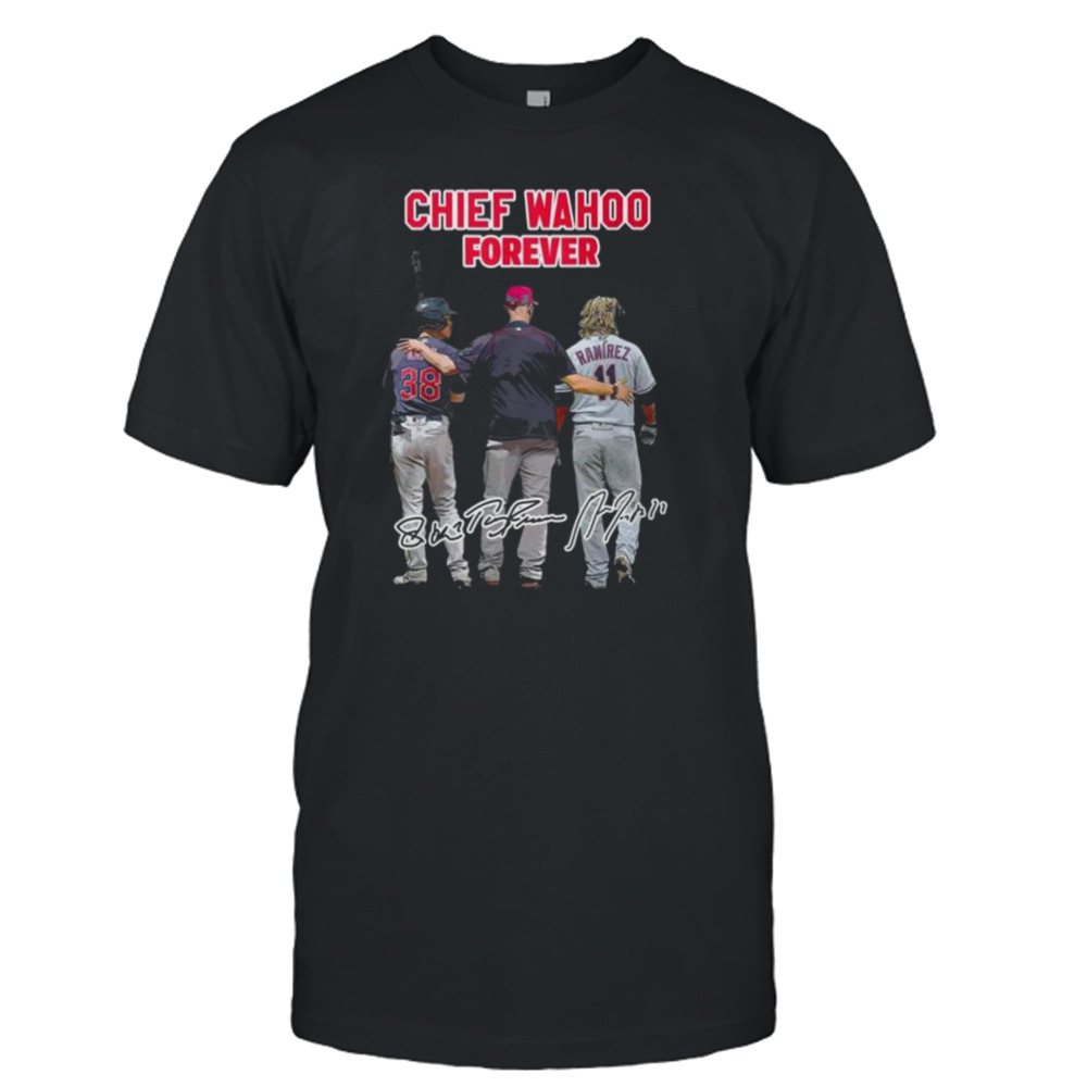 Chief Wahoo Forever signatures 2023 Shirt