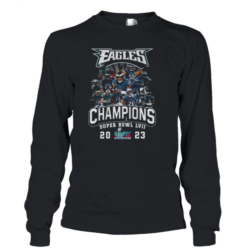 Philadelphia Eagles Super Bowl LVII 2023 Team Champions Shirt - Peanutstee