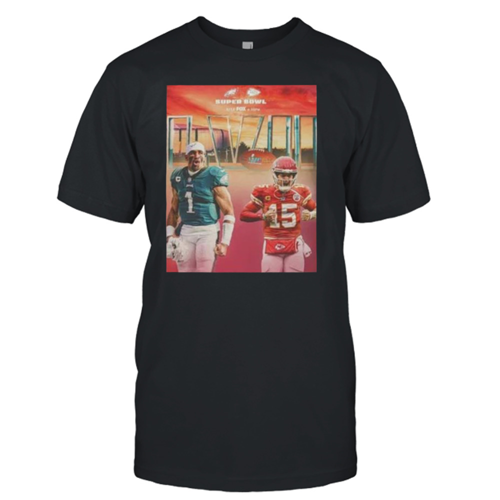 Super Bowl LVII Sweatshirt Philadelphia Vs Kansas City Shirt