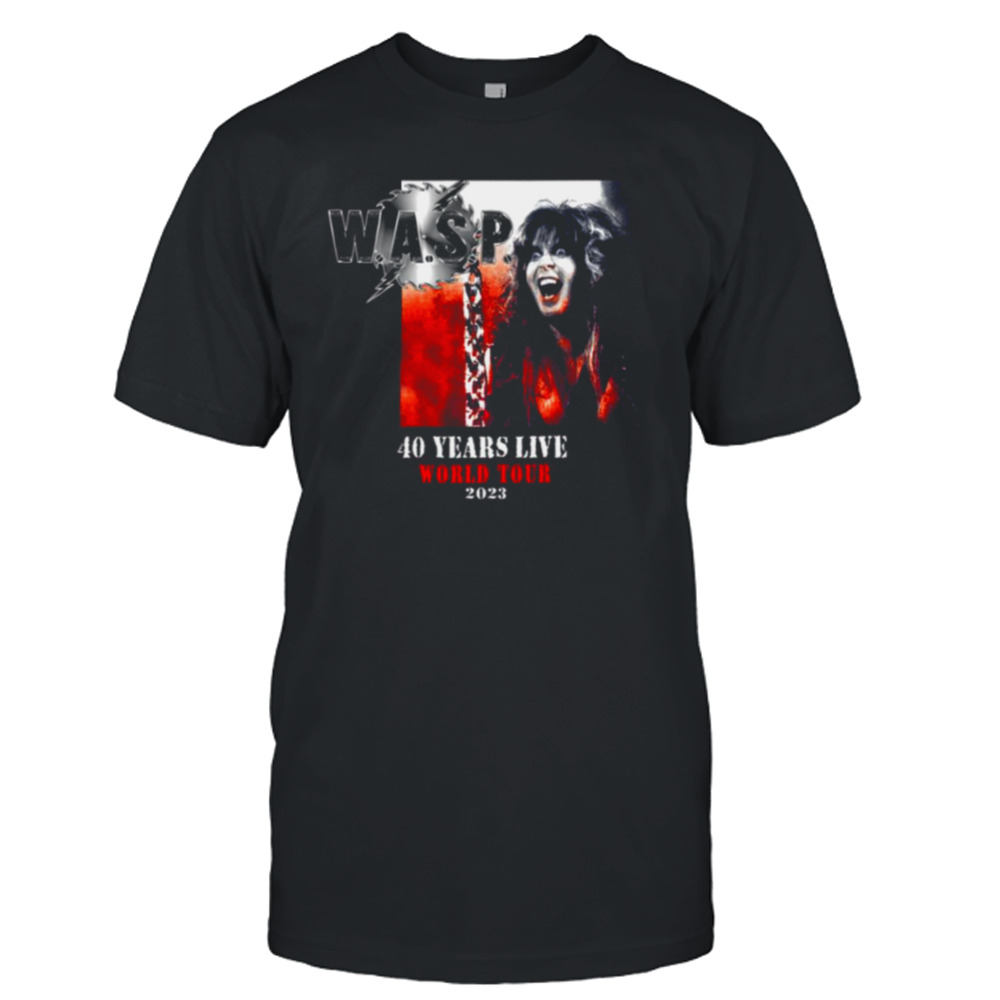Wasp Live 2023 New Tour shirt